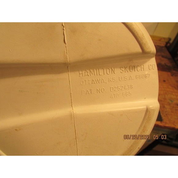 Vintage Red and White HAMILTON SKOTCH - Little Jug Water Cooler - Picture 5 of 6